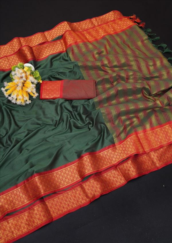 Cotton Silk 5 Designer Cotton Silk DesignerSaree Collection